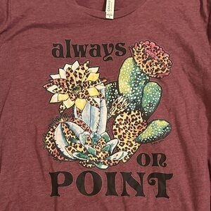 Bella Canvas Burgundy Tee
